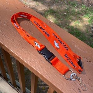 Broncos orange lanyard